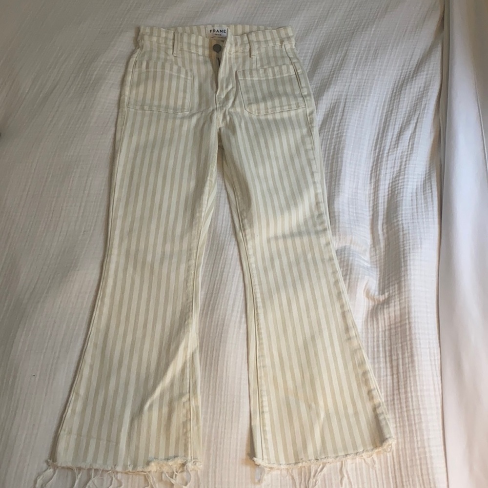 Stripes Frame Denim